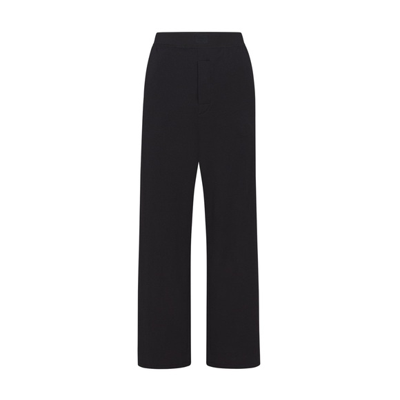 SKIMS Black Boyfriend Lounge Pants LARGE - Picture 1 of 4